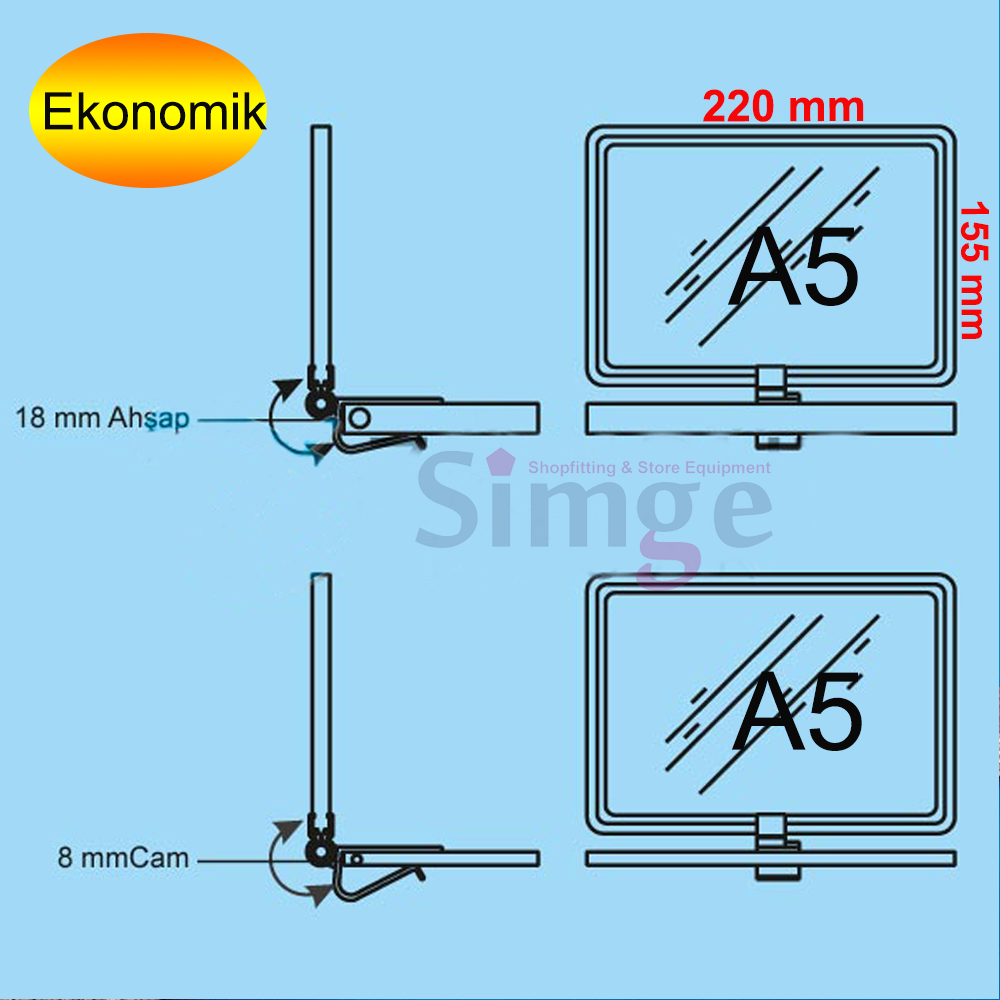 Injection A5 Price Frame Holder Clamp