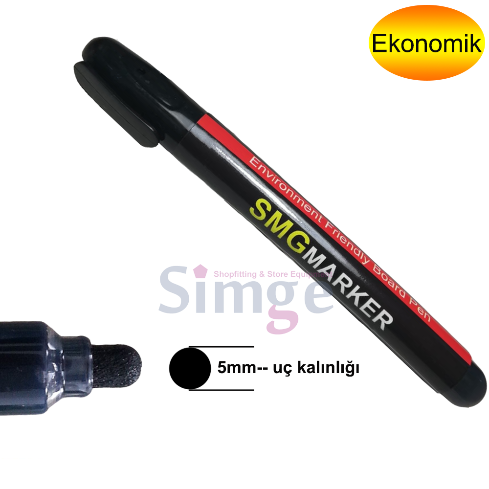 Felt Market Label Pen, Black